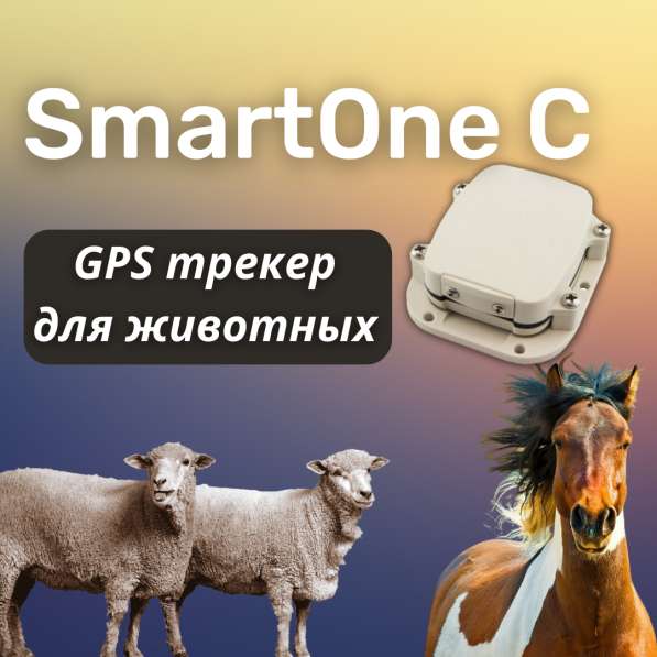 GPS оборудование SmartOne C для животных(с моб. приложением)