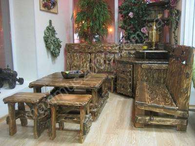 Мебель из массива сосны состаренная в Екатеринбурге фото 3