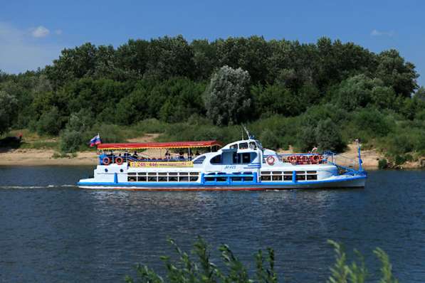 Прогулки на теплоходе по реке Оке в Рязани фото 19