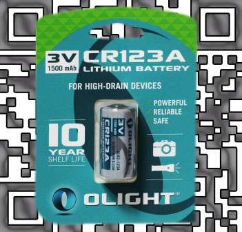 Olight Батарейка Olight CR123А 3.0V 1500mAh. в Москве