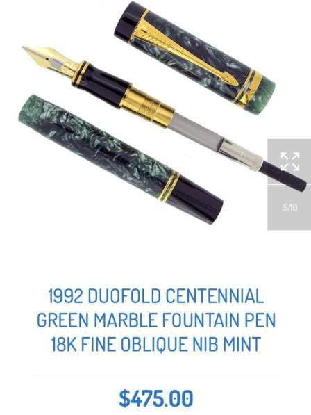 Parker Duofold в Москве фото 3