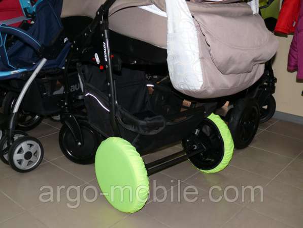 Чехлы на колеса коляски, комплект 4 шт, цвет в ассотрименте в Таганроге фото 3