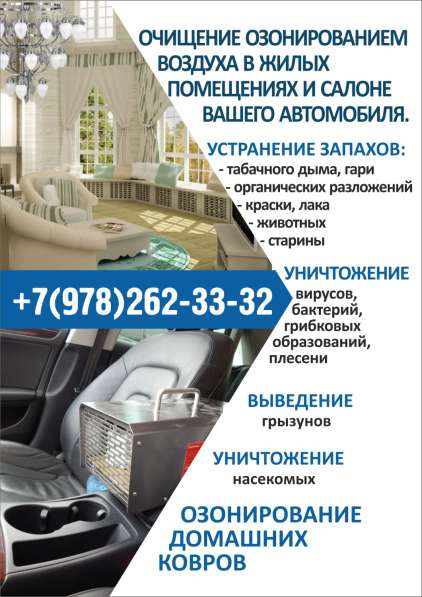 Обработка жилых помещений и авто в Феодосии фото 9