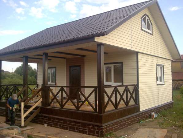 Дачные каркасные дома круглогодичного проживания в Альметьевске