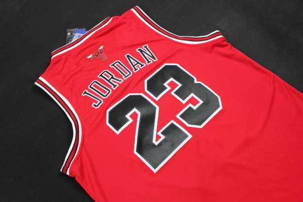 Баскетбольная майка NBA Чикаго Булс #23 красная Jordan Майкл в Москве фото 6