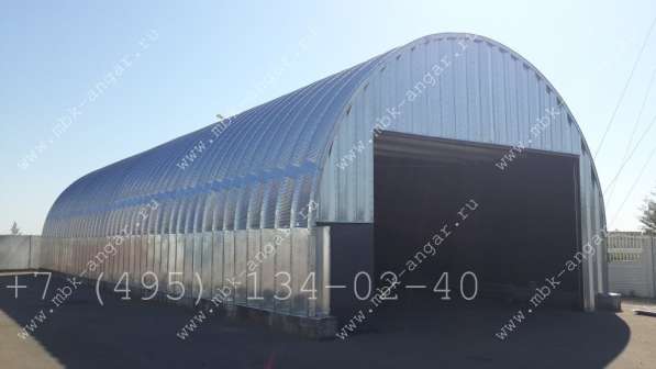 Арочные бескаркасные ангары в Твери в Москве фото 5