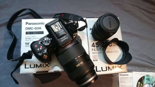 Фотоаппарат Panasonic Lumix DMC-G5. с вторым объективом H-FS в Санкт-Петербурге фото 3