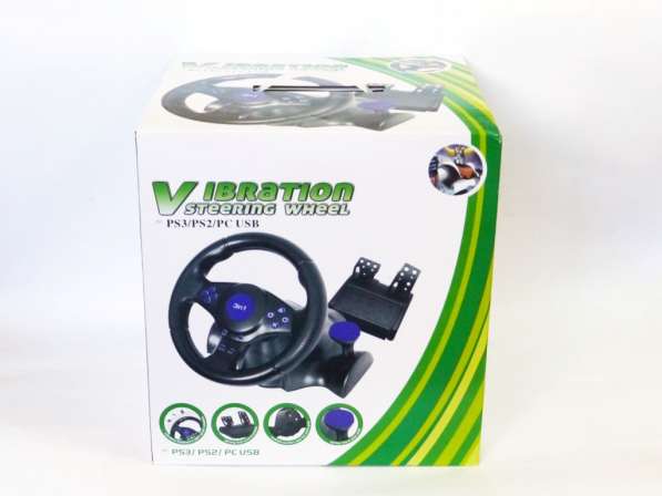 Руль с педалями 3в1 Vibration Steering wheel в фото 6