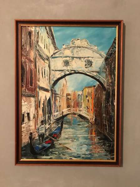 Картины «Мост вздохов» и «Каналы Венеции»