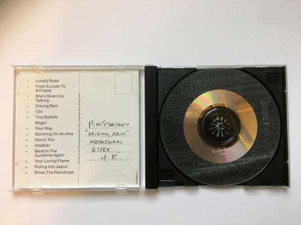 Paul McCartney / Driving Rain /1st press CD new 2001 EMI UK в Москве фото 6