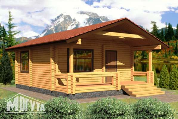 Баня из клееного бруса Ключ -44 в Москве фото 5