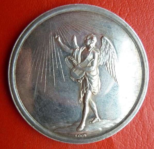 Германия медаль Аполлон с лирой мастерская LOOS Лоос Берлин в Орле фото 4