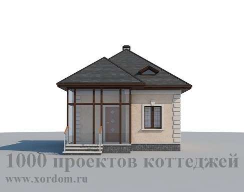 Строительство кирпичного дома с мансардой 6 x 6,6
