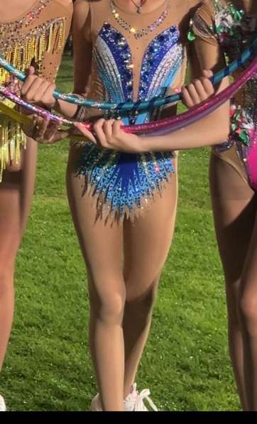 Купальник для художественной гимнастики 135-150р в фото 5