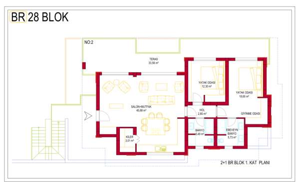 3-к. квартира 127м ² Турция, Бодрум, Коюнбаба в фото 4