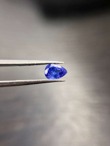 Танзаниты натуральные, пара, 1.645ст, 7.2х5.15 в Москве фото 4