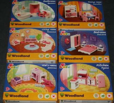 Woodland новые комплекты игрушечной мебе в Череповце фото 3