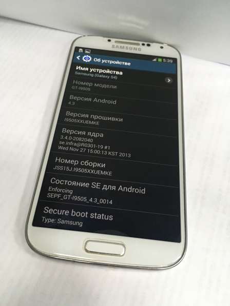 Samsung Galaxy S4 LTE 16GB GT-i9505 4G оригинал состояние в в Москве фото 4
