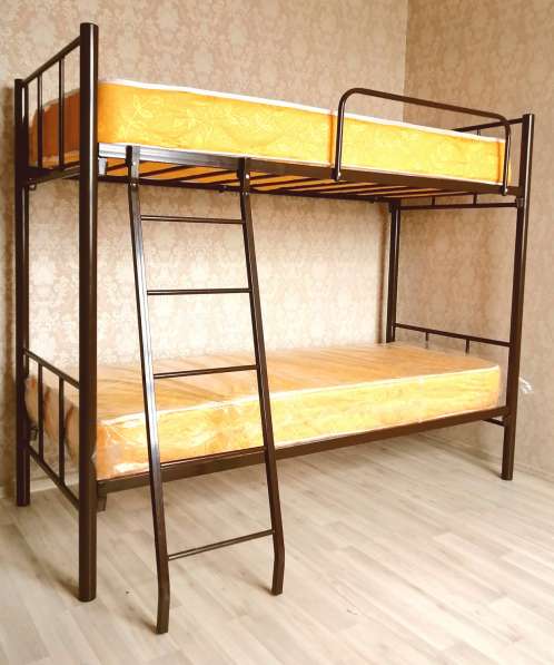 Кровати на металлокаркасе, двухъярусные, односпальные в Ялте фото 4