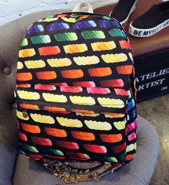 Рюкзак городской Bricks Snake цветной в фото 4
