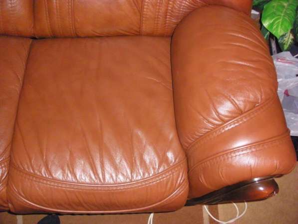 Реставрация покраска кожи, мебель диваны, кресла в фото 6