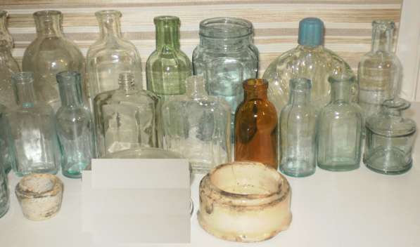Старинные аптечные и парфюмерные пузырьки в Владимире фото 3