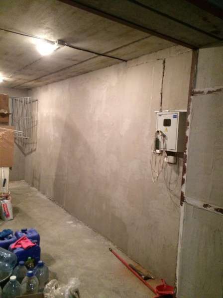 Штукатурка стен, ремонт гаража в Новосибирске фото 3