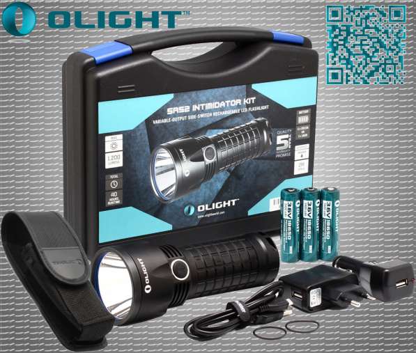 Olight Фонарь поисковый Olight SR52 Intimidator KIT (комплект)