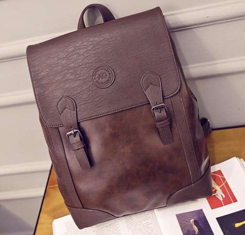 Рюкзак Vintage коричневый в 