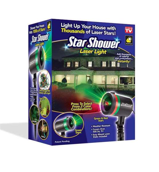 Лазерный звездный проектор Star Shower Laser Light Projector в 