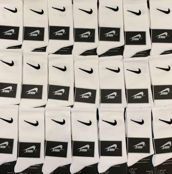 Носки Nike белые высокие в Барнауле