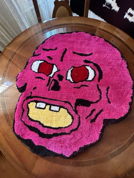 Ковёр pink skull в Санкт-Петербурге