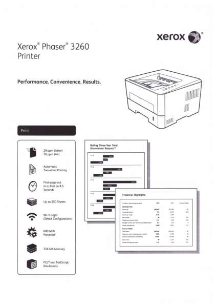 Принтер Xerox Phaser 3260 + новый картридж в Иркутске фото 10