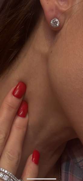 Пусеты бриллиантовые в Москве фото 3