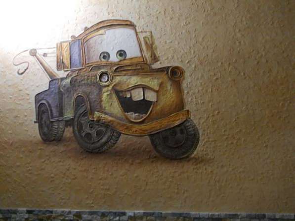 Профессиональная роспись стен, 3D-рисунки в Москве фото 3