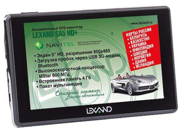 GPS навигатор автомобильный Lexand SA5 HD+