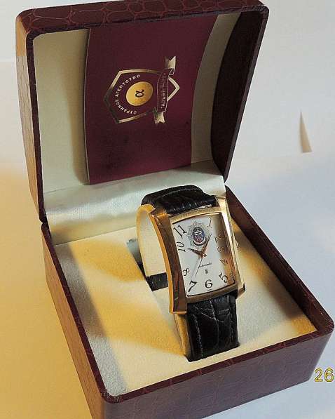 Часы наручные золотые, механические с мех. 2671 (Швейцария) в Москве фото 3