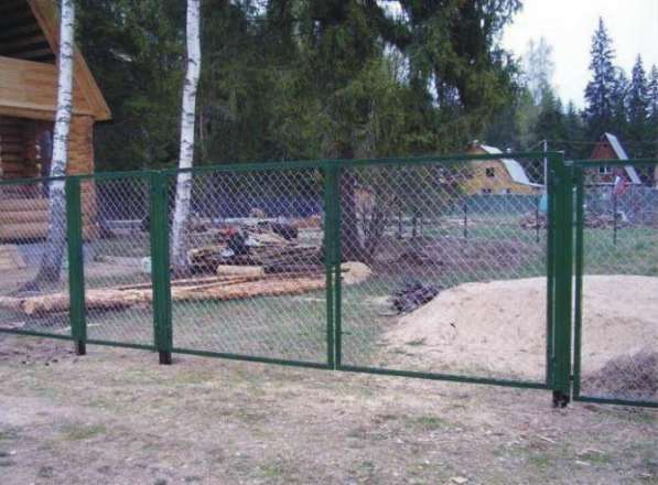 Садовые металлические ворота