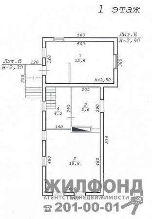 дом, Новосибирск, Тургенева, 56 кв.м. в Новосибирске фото 3