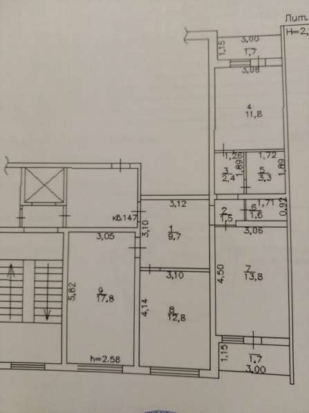 Продается уютная 3-х комнатная квартира в Краснодаре фото 6