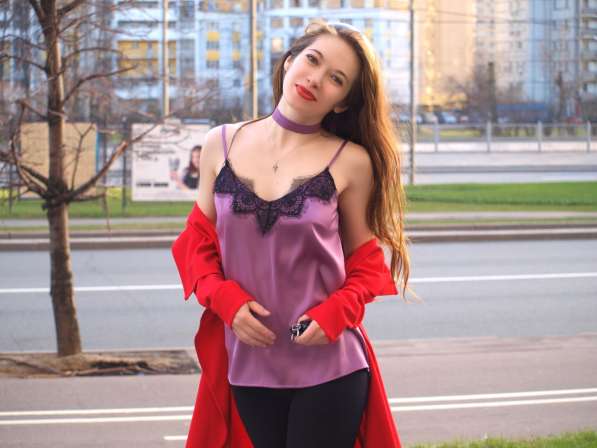 Шёлковый топ