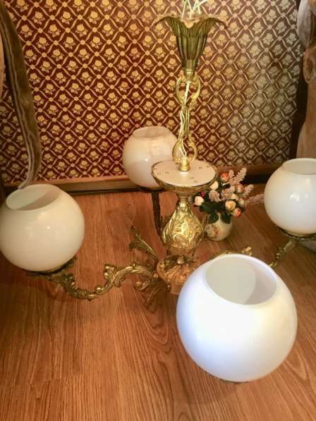 Люстра СССР бронза в Москве фото 11