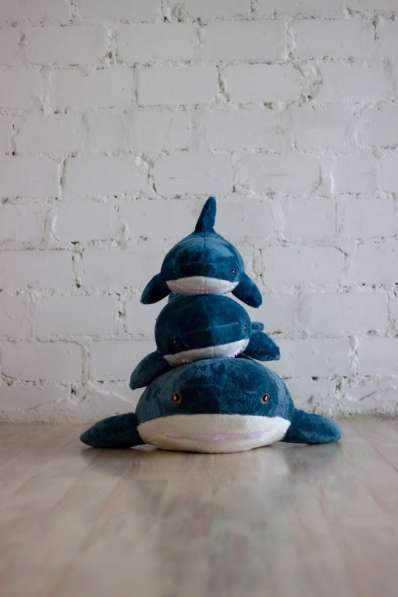 Синие Акулы из Икеа на 60, 80, 100 и 120 см в Воронеже фото 5