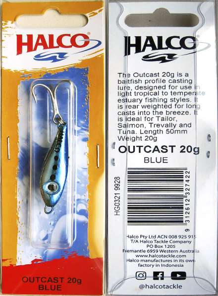 Halco Outcast (20 г) Blue