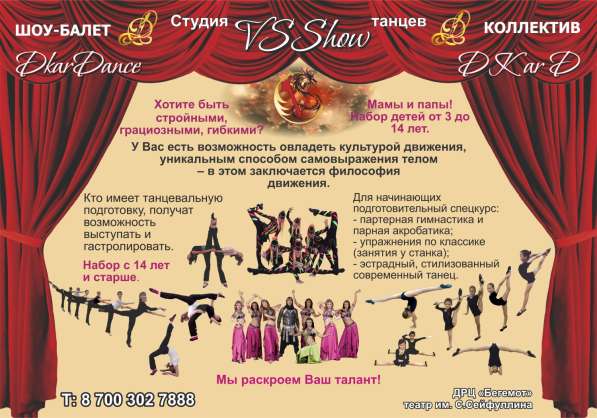 Набор танцевальную студию VSShow Караганда в фото 19