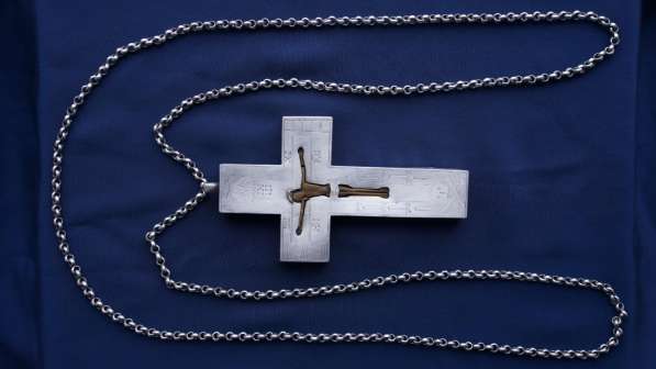 Старинный наперсный игуменский крест. Серебро 84. XVIII век. в Санкт-Петербурге фото 10