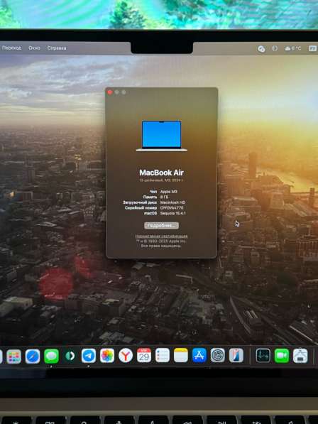 MacBook Air 13 m3 2024 (4 цикла) в Калуге фото 5