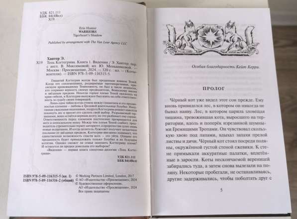 Коты-воители Тень Когтегрива, первая книга в Санкт-Петербурге фото 3