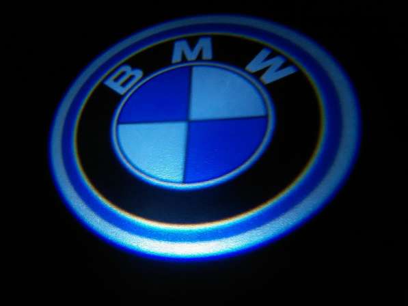 Подсветка дверей авто с логотипом BMW штатная в Москве фото 3