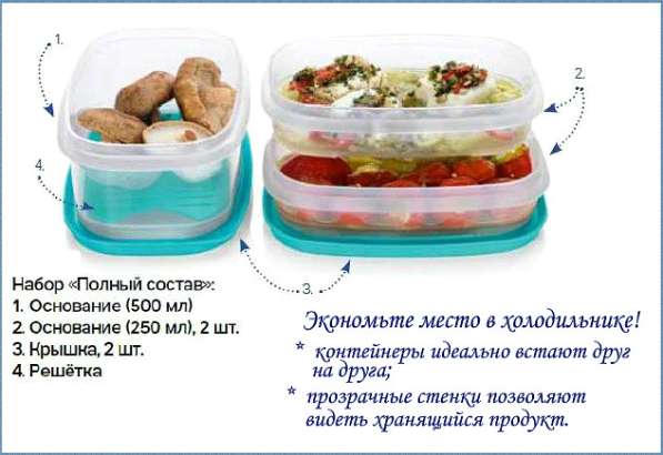 Лотки "Полный состав" Tupperware в Калининграде фото 5